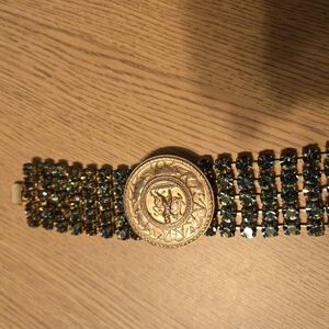 Luxurious Gold and Black Women's Bracelet